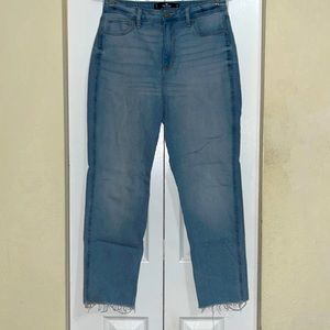 Ultra High-Rise Light Wash Mom Jeans